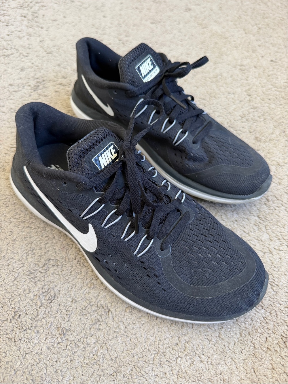 Nike Black Athletic Running Shoes